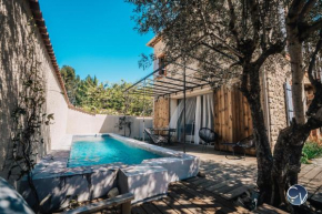 Maison de village avec piscine
